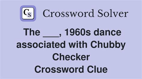 1960s dance crossword clue|1960s crossword puzzle.